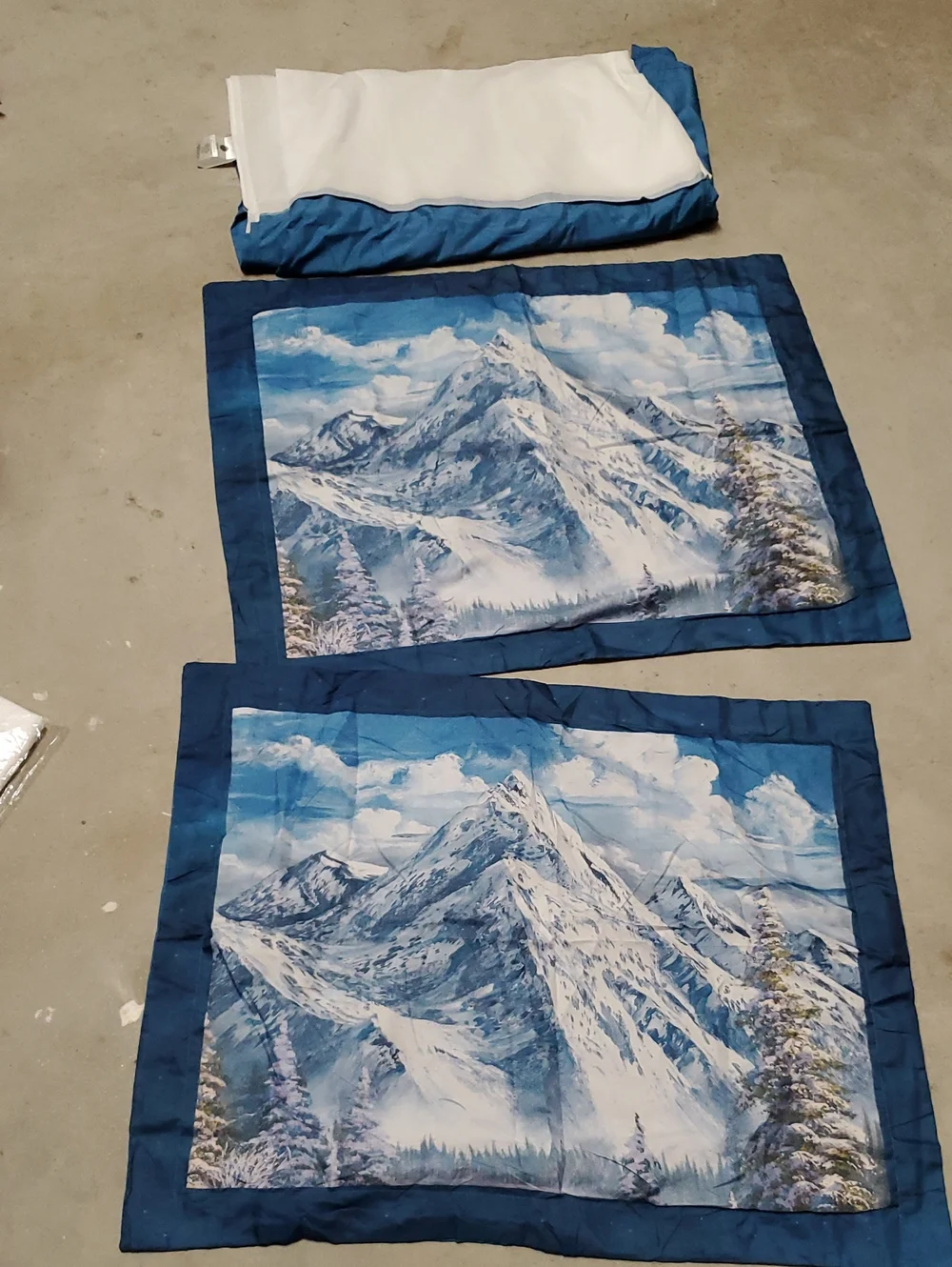 New Wolf Winter Scene Comforter Set - Unbranded